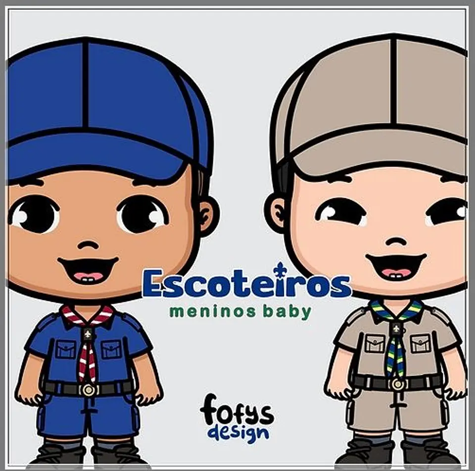Kit Digital Escoteiros Meninos Babys 40 1