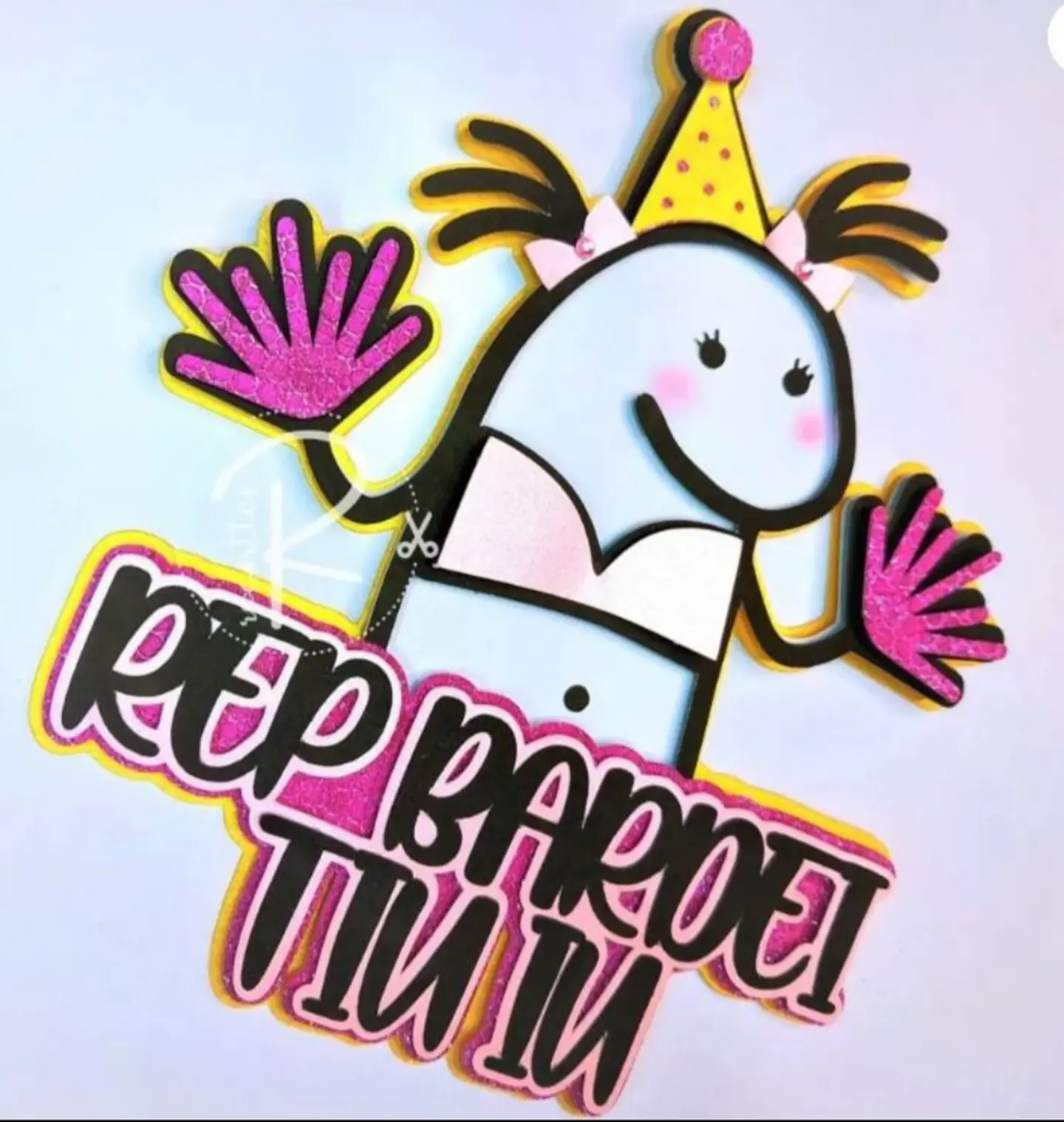 Arquivo de Corte Topo de Bolo Flork Rep Bardei Happy Birthday 19 1
