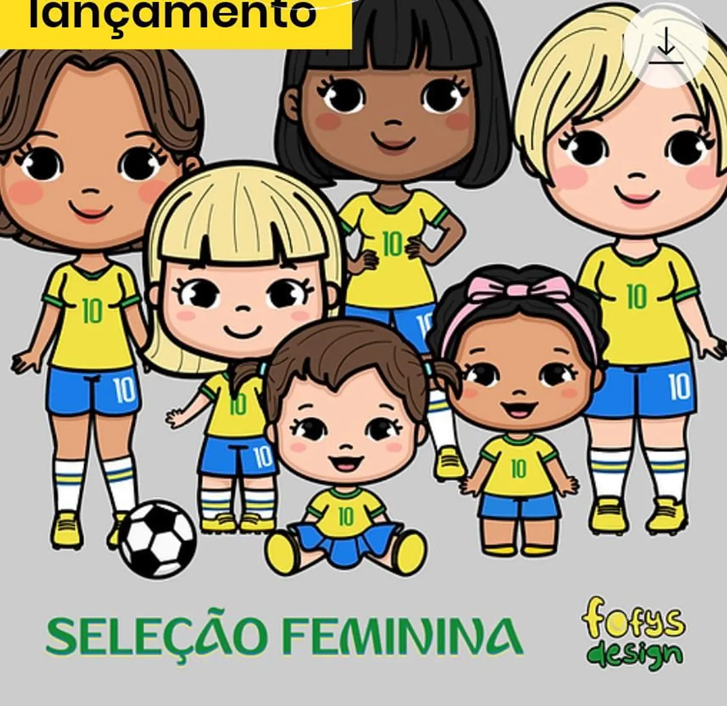 Kit Digital Seleção Meninas 53 1