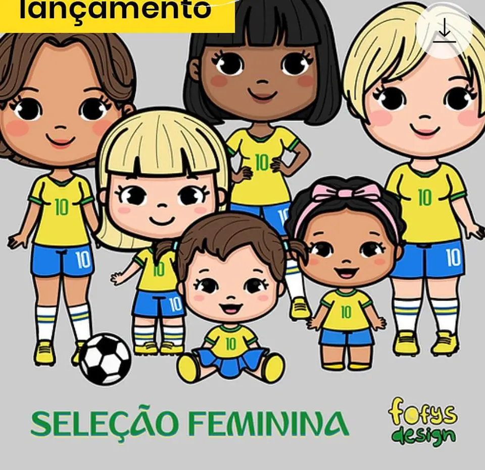 Kit Digital Seleção Meninas 53 1