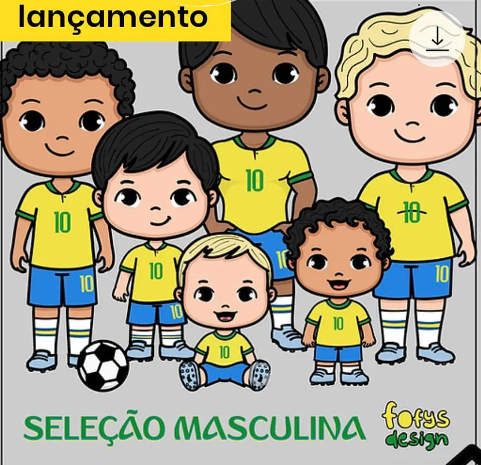 Kit Digital Seleção Masculina 52 1