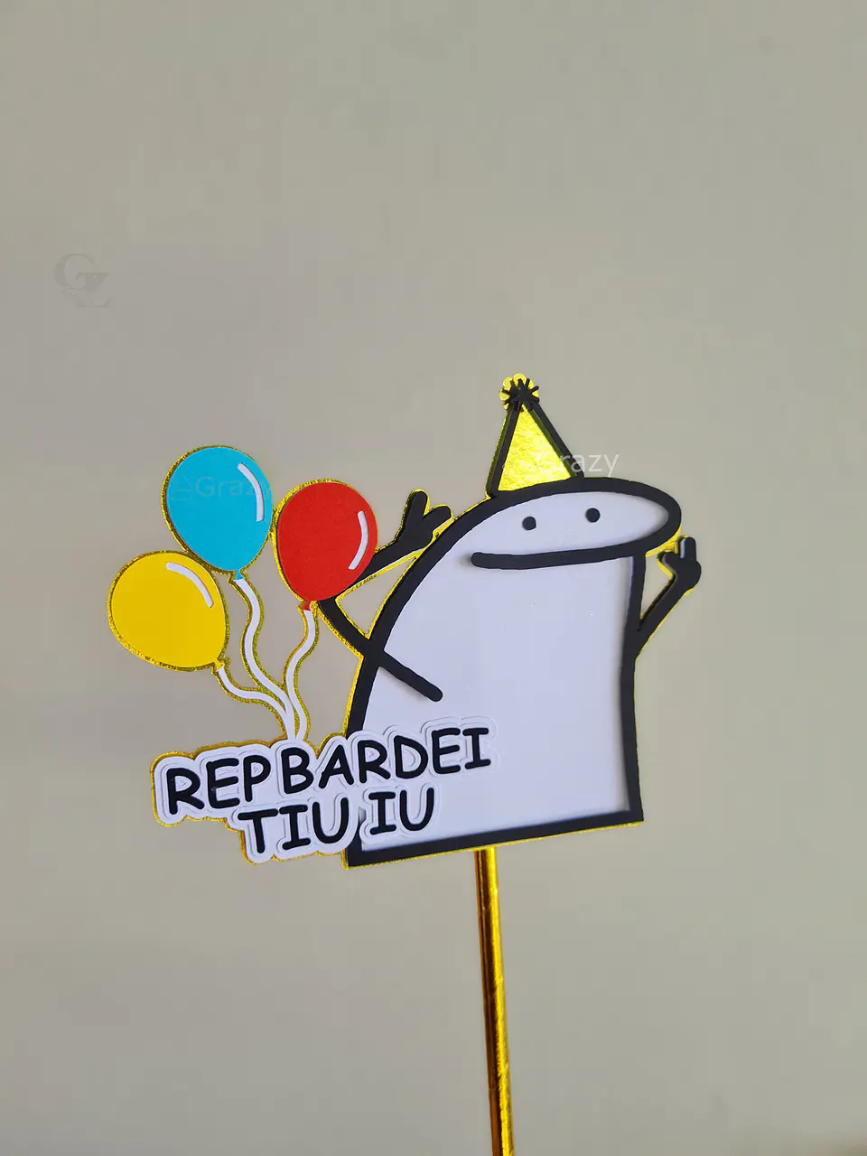 Arquivo de Corte Topo de Bolo Flork Rep Bardei Happy Birthday 15 1