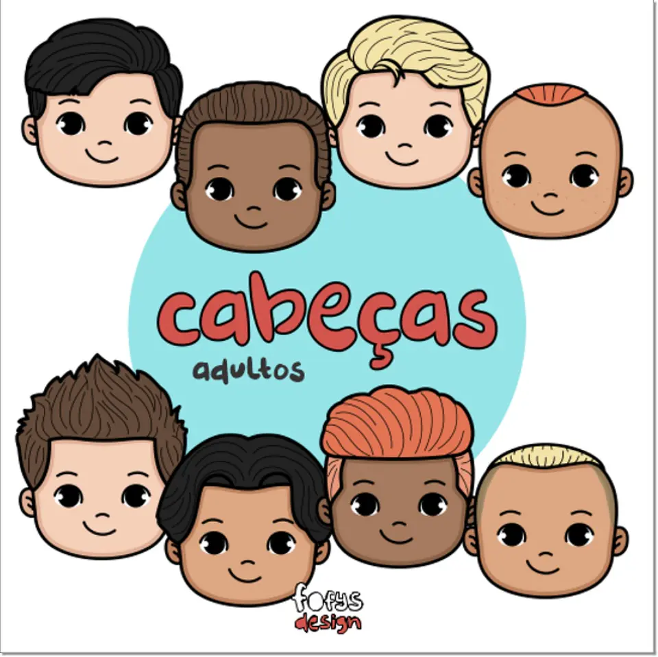 Kit Digital Cabeças Adultos 7 1