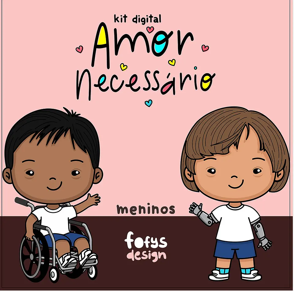 Kit Digital Amor Necessário Meninos 2 1