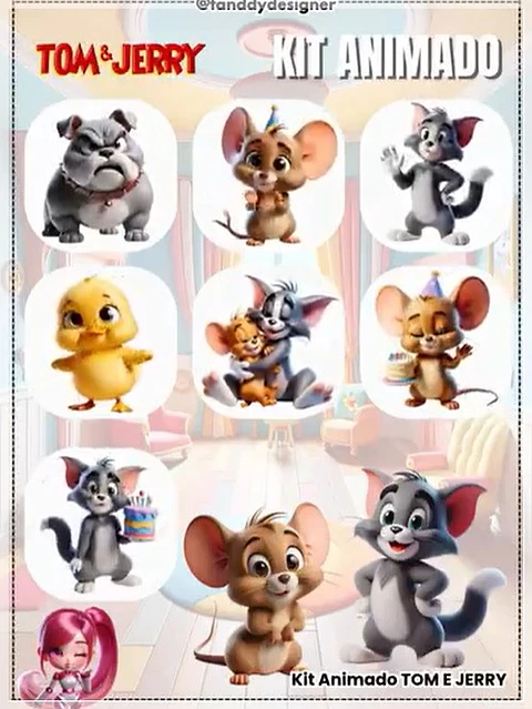Kit Digital Animado Tom e Jerry Animado 31