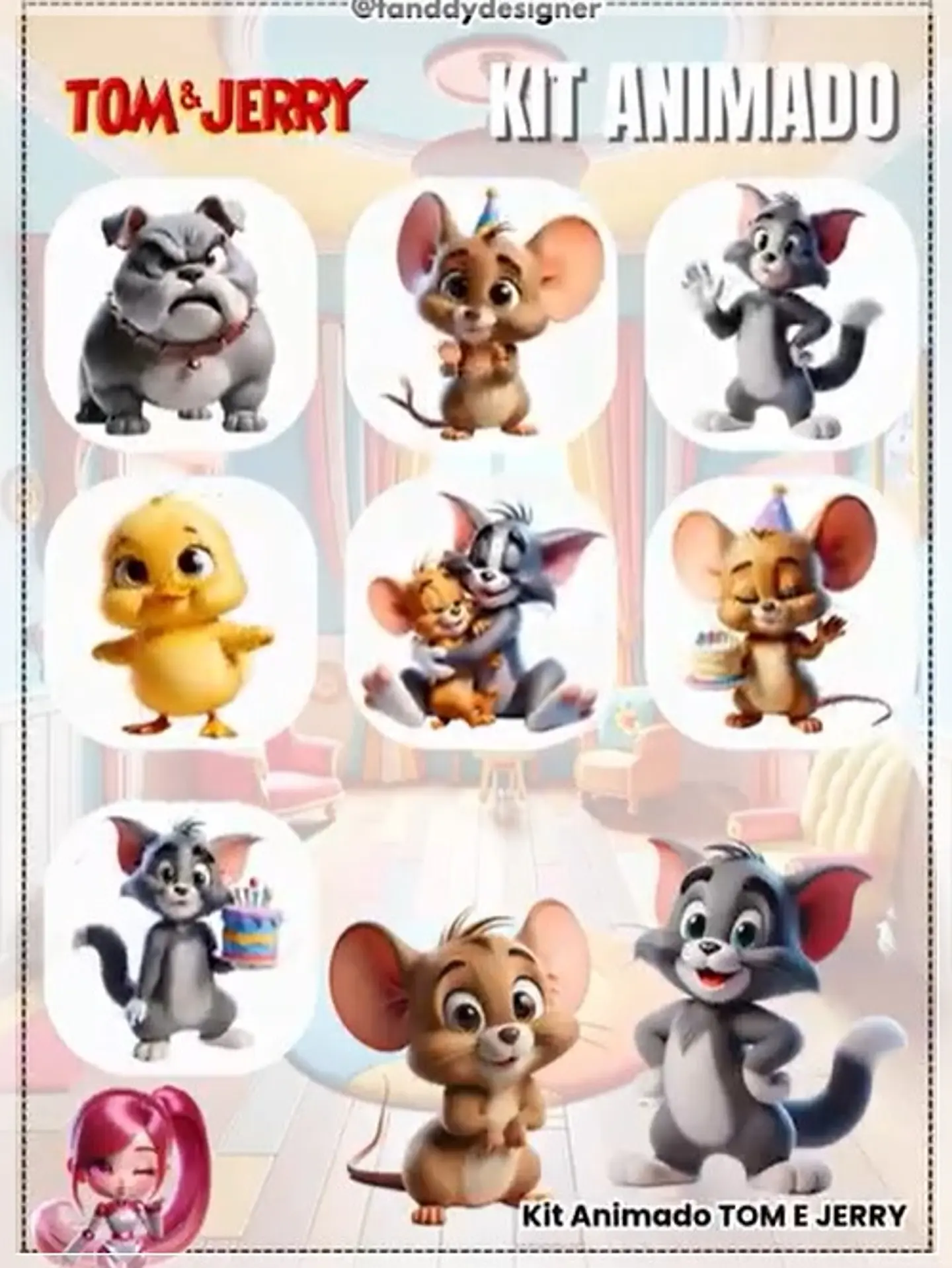 Kit Digital Animado Tom e Jerry Animado 31 1