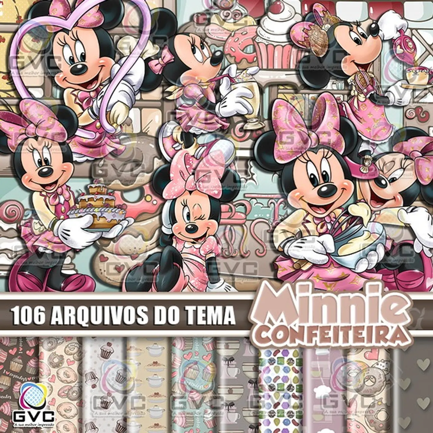 Kit Digital Minnie Confeitaria 83 1