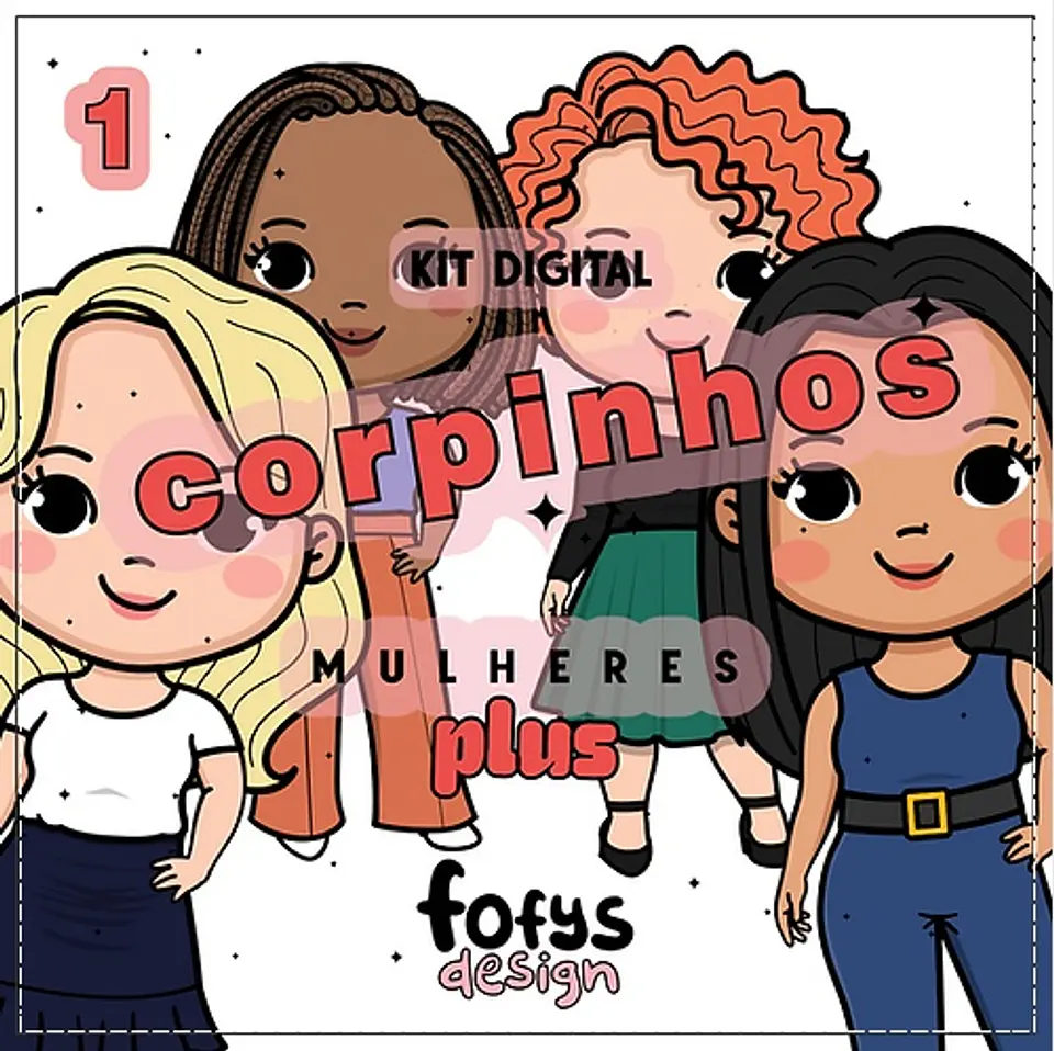 Kit Digital Corpinhos Plus 26 1
