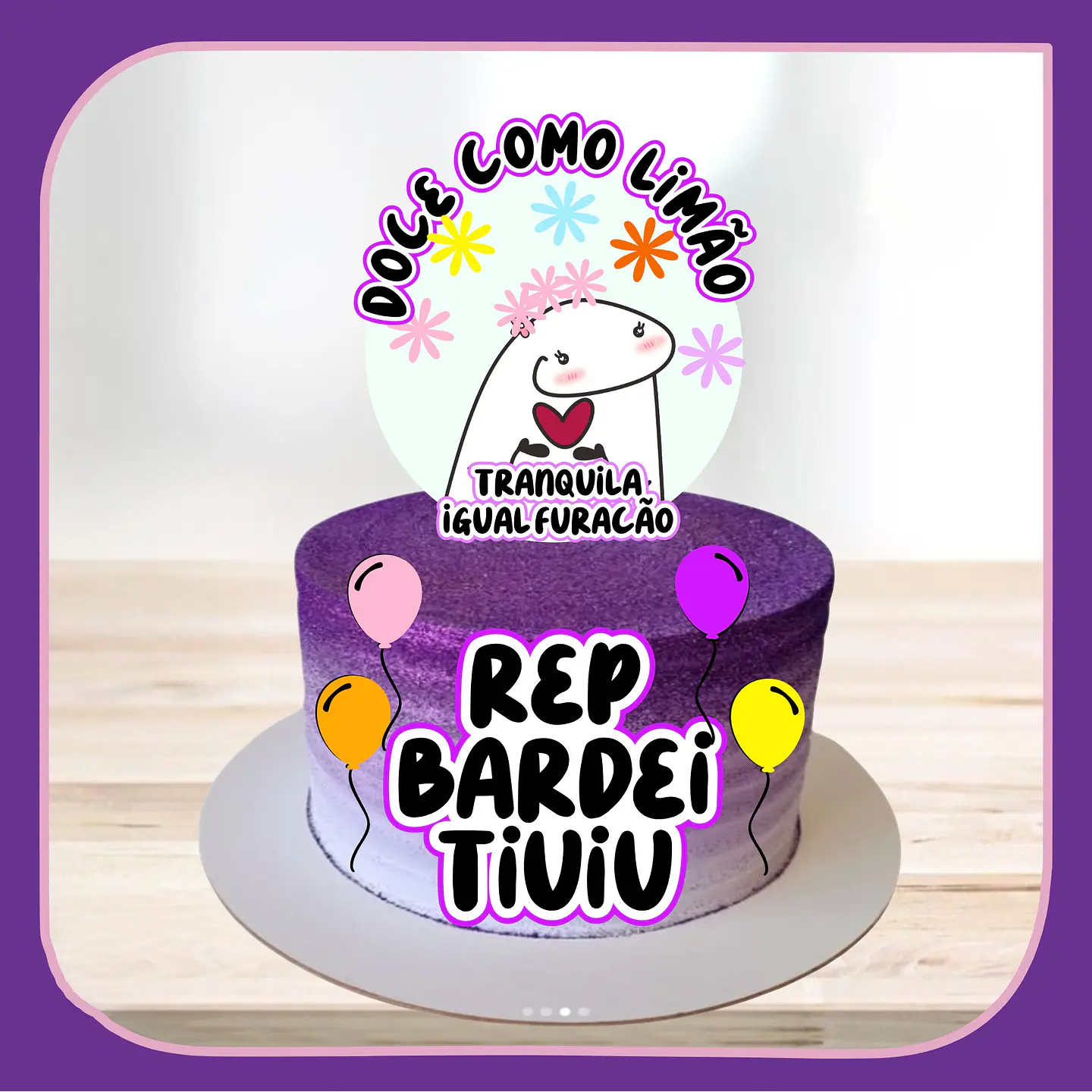 Arquivo de Corte Topo de Bolo Flork Rep Bardei Happy Birthday 24 1