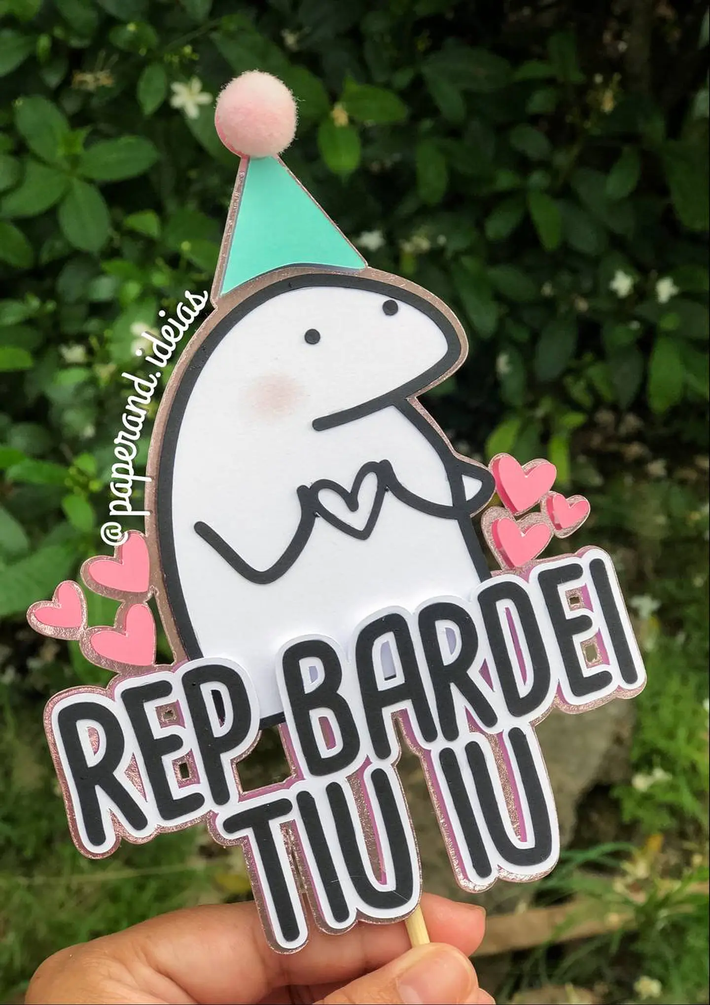 Arquivo de Corte Topo de Bolo Flork Rep Bardei Happy Birthday 5 1