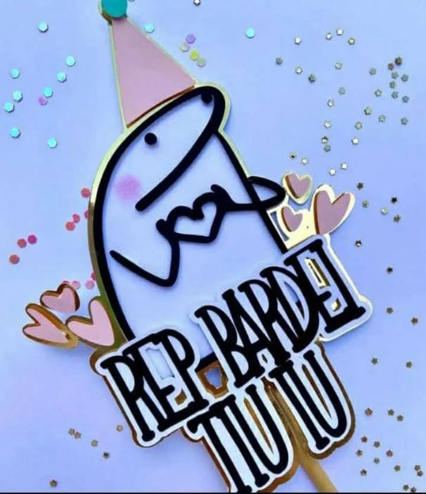 Arquivo de Corte Topo de Bolo Flork Rep Bardei Happy Birthday 1 1