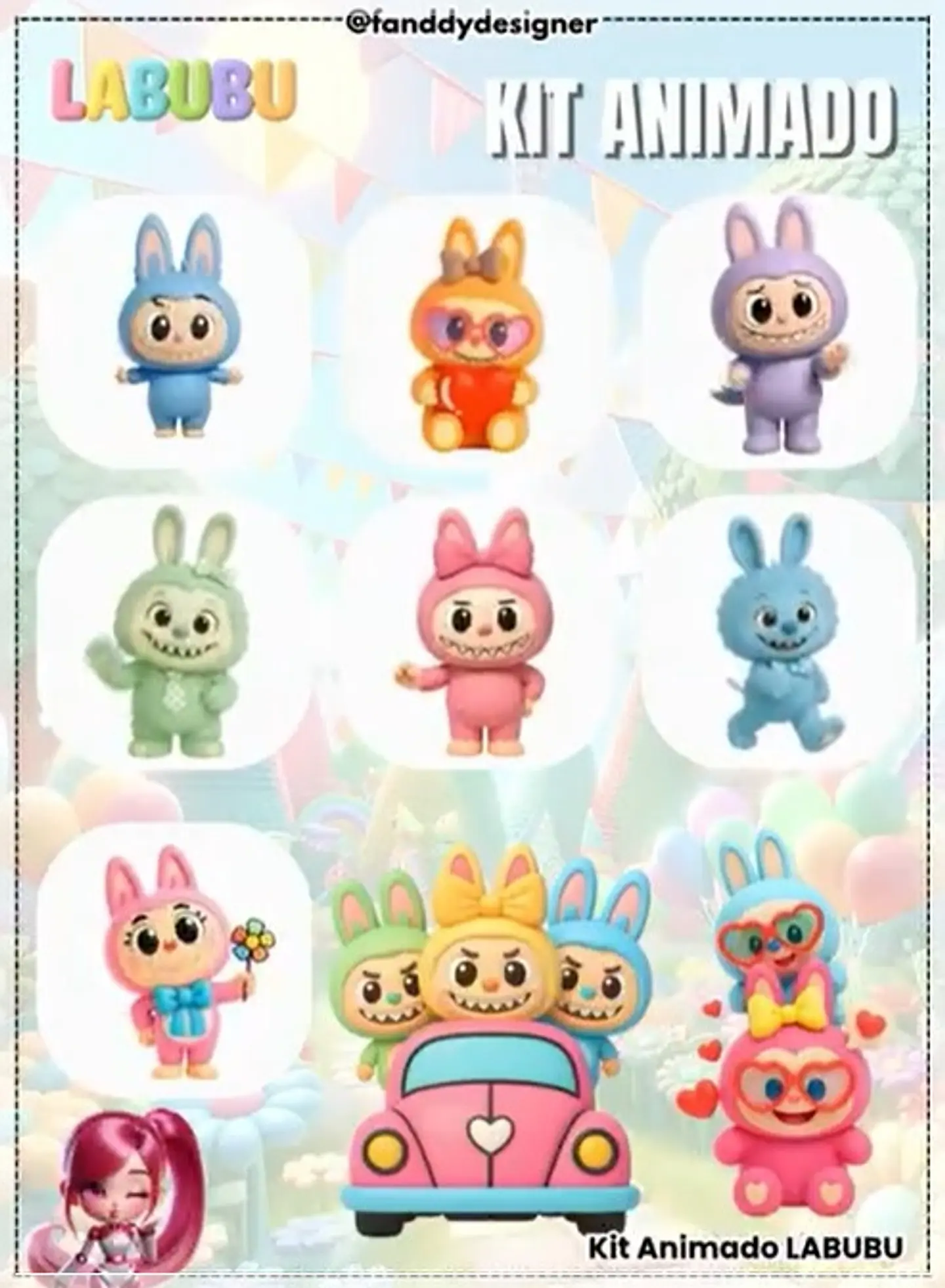 Kit Digital Animado Labubu Animado 16 1