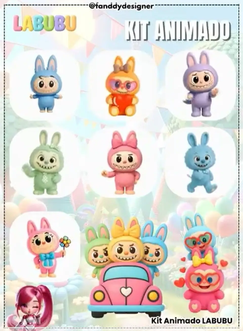 Kit Digital Animado Labubu Animado 16 1