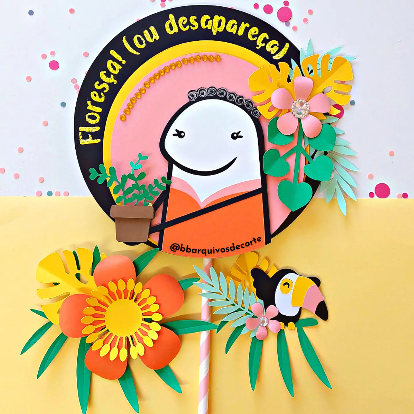 Arquivo de Corte Topo de Bolo Flork Diversos Frases Engraçados 37 1