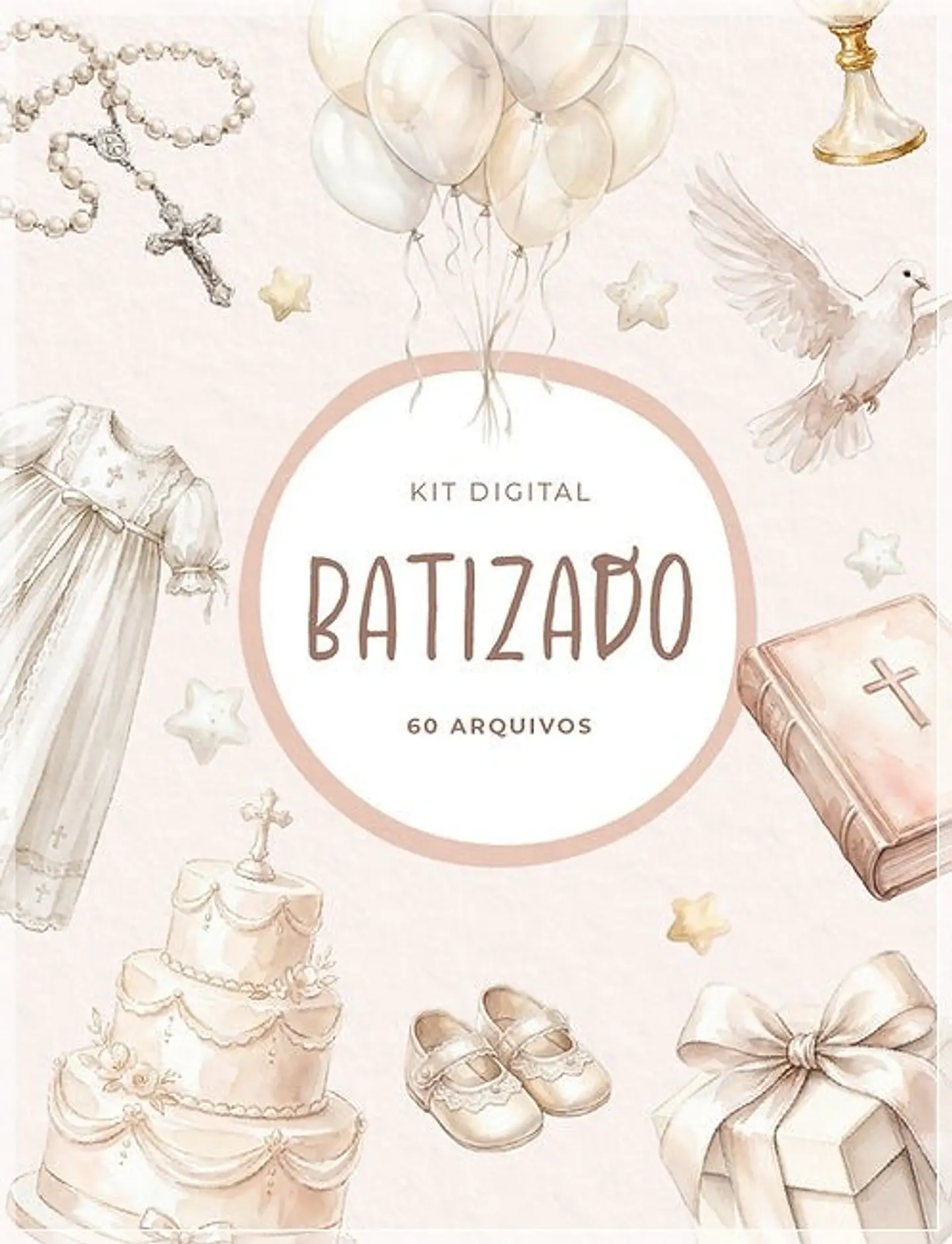 Kit Digital Coleção Batismo 1
