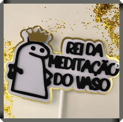 Arquivo de Corte Topo de Bolo Flork Diversos Frases Engraçados 3