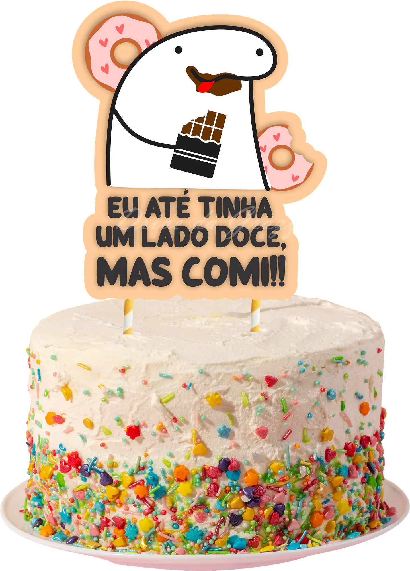 Arquivo de Corte Topo de Bolo Flork Diversos Frases Engraçados 40 1