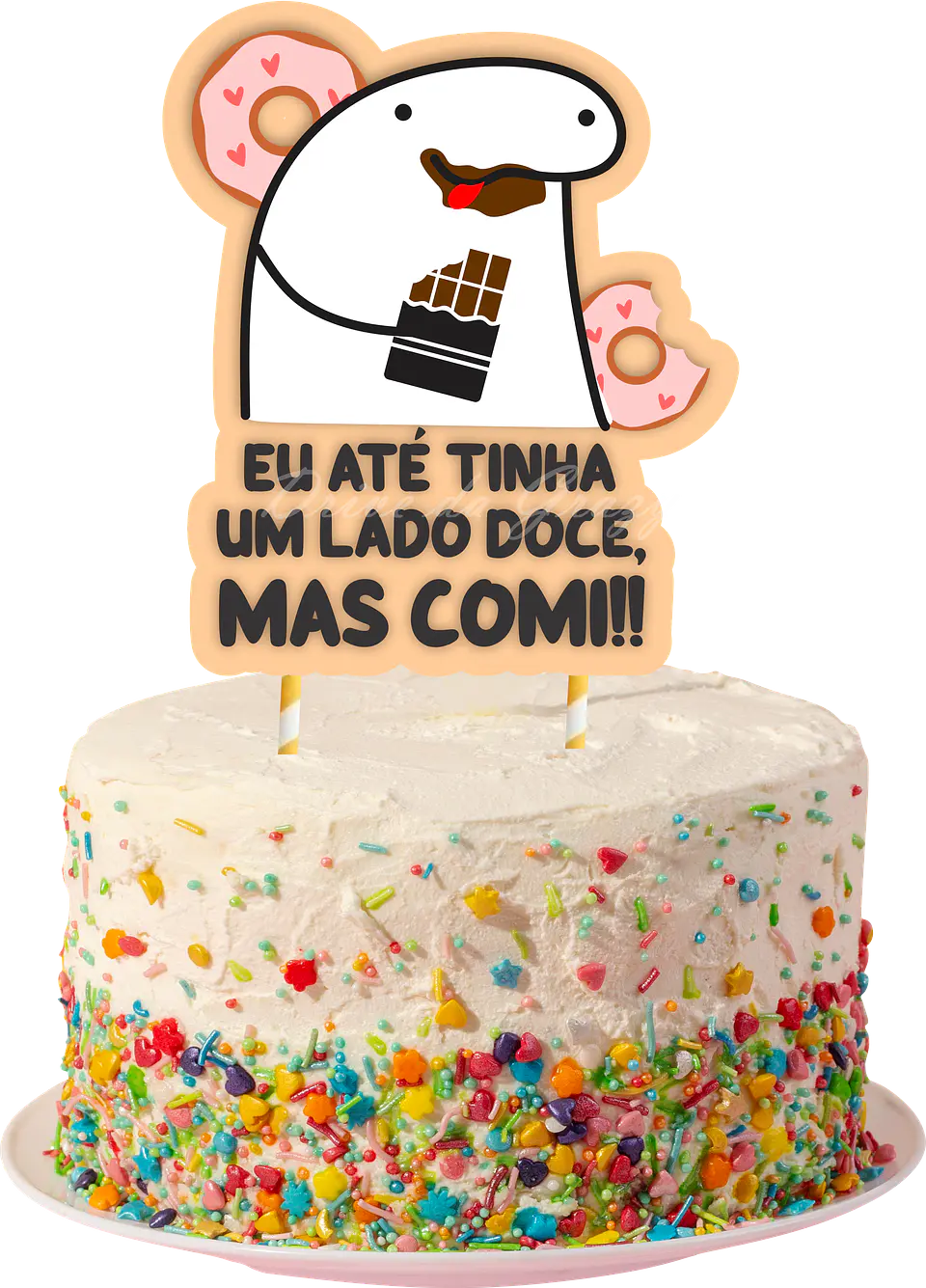 Arquivo de Corte Topo de Bolo Flork Diversos Frases Engraçados 40 1