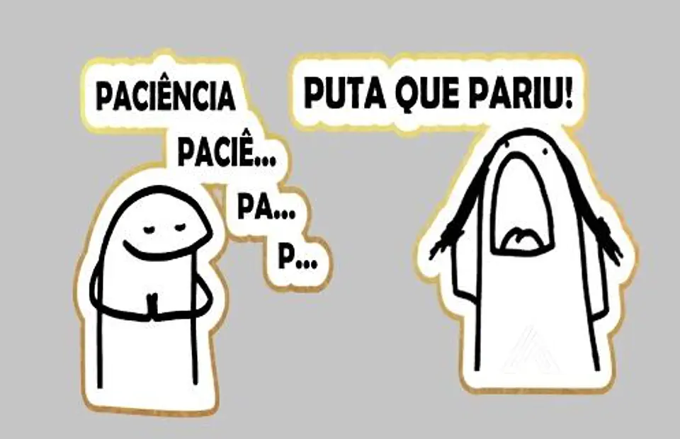 Arquivo de Corte Topo de Bolo Flork Estressada Paciência Nervoso 4 1