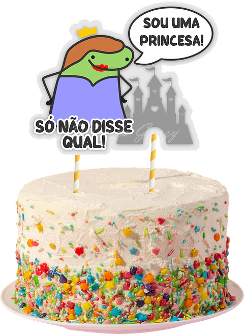 Arquivo de Corte Topo de Bolo Flork Diversos Frases Engraçados 1