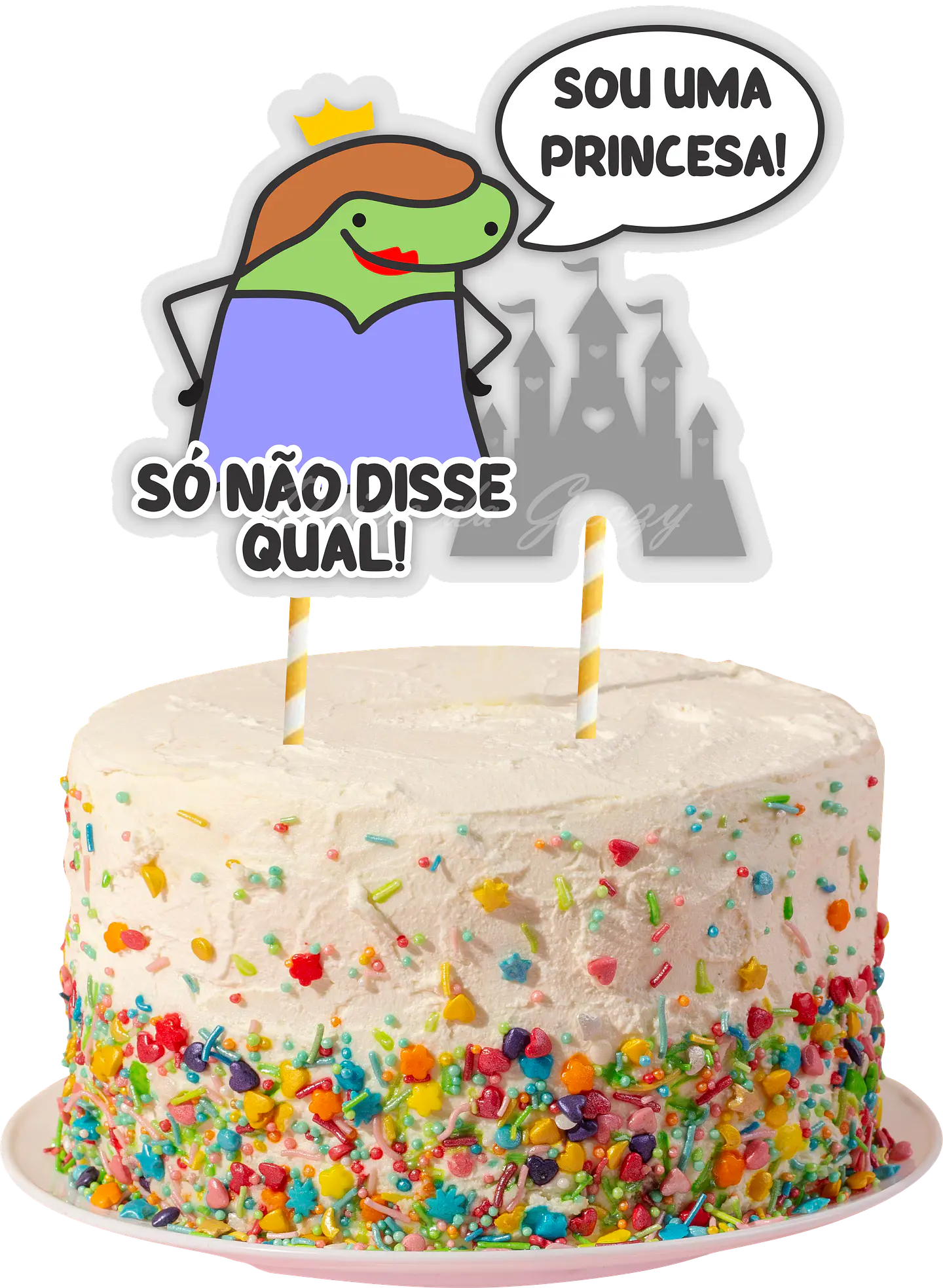 Arquivo de Corte Topo de Bolo Flork Diversos Frases Engraçados 1 1