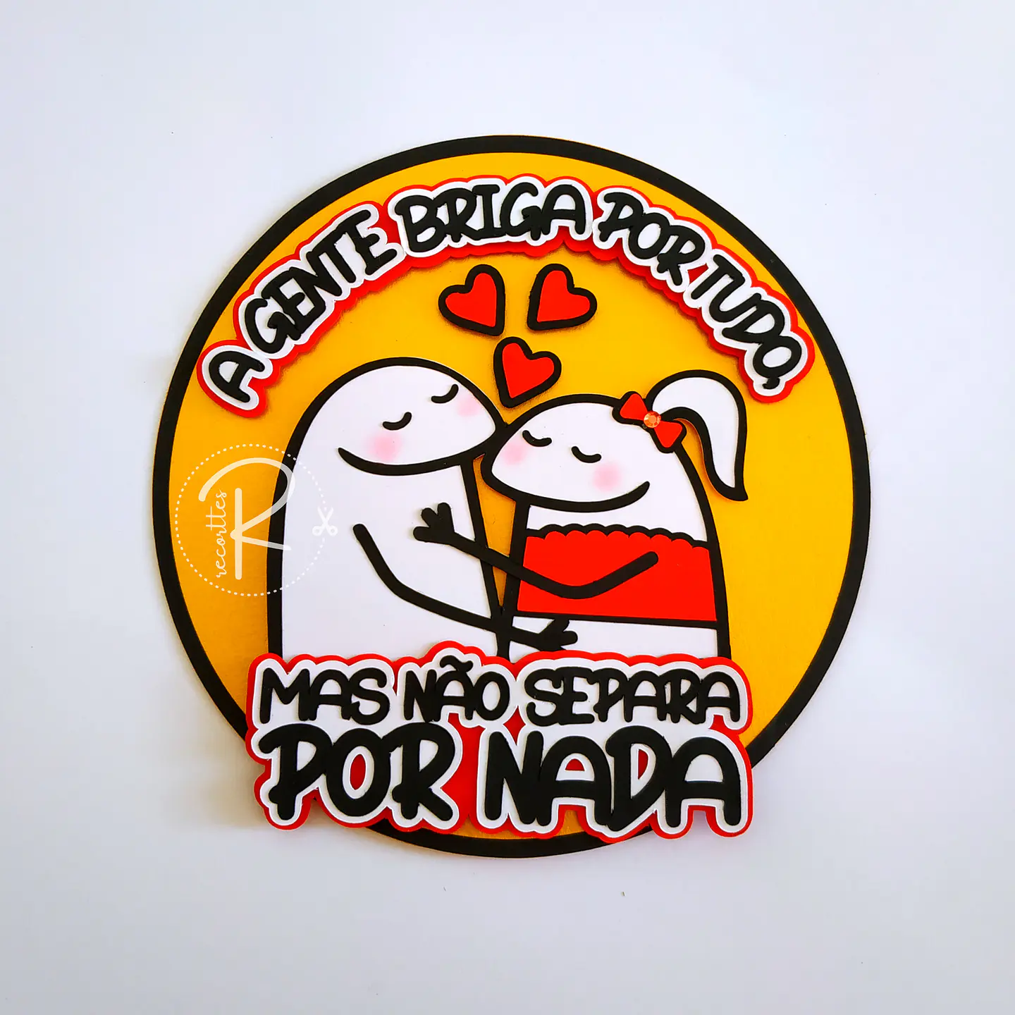 Arquivo de Corte Topo de Bolo Flork Casal Amor Eu Te Amo 19 1