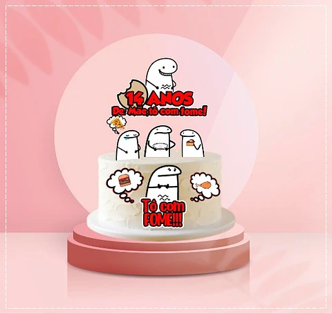 Arquivo de Corte Topo de Bolo Flork Fome 1