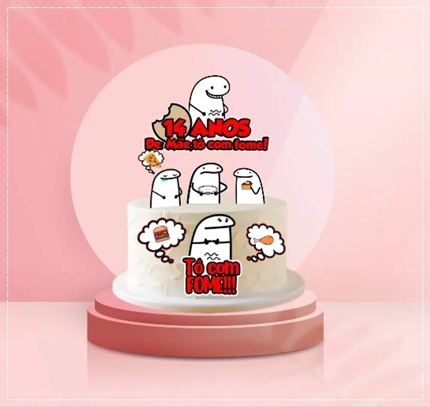 Arquivo de Corte Topo de Bolo Flork Fome 1 1