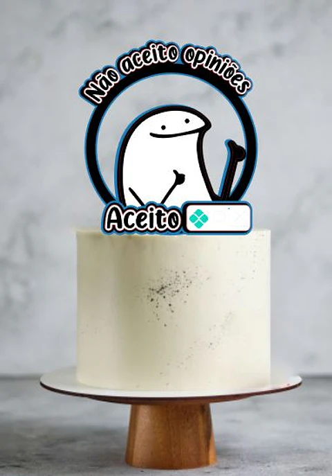 Arquivo de Corte Topo de Bolo Flork Pix 1