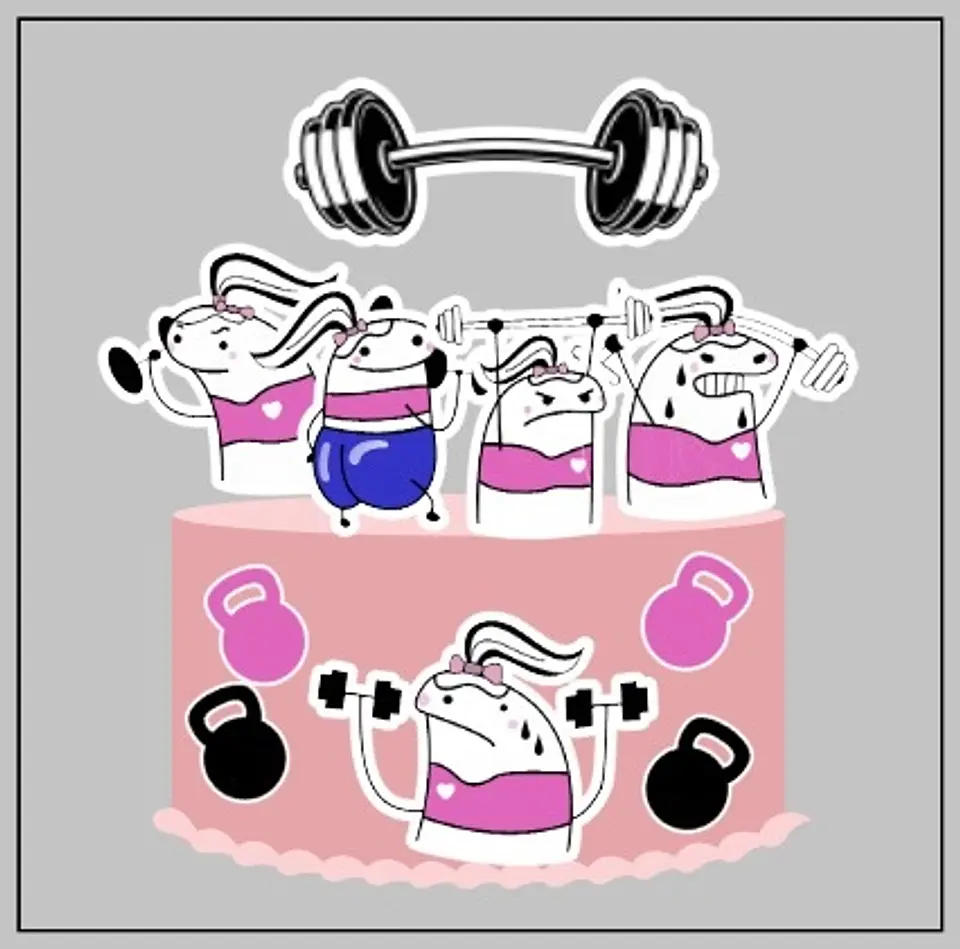 Arquivo de Corte Topo de Bolo Flork Fitness Academia Crossfit 4 1