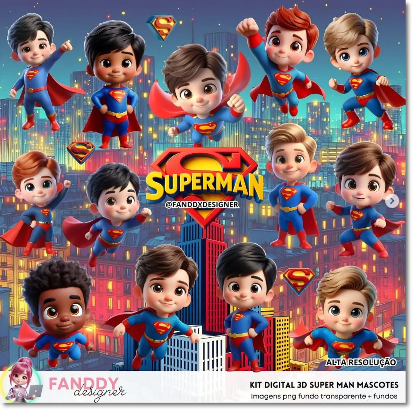 Kit Digital Super Man 307 1