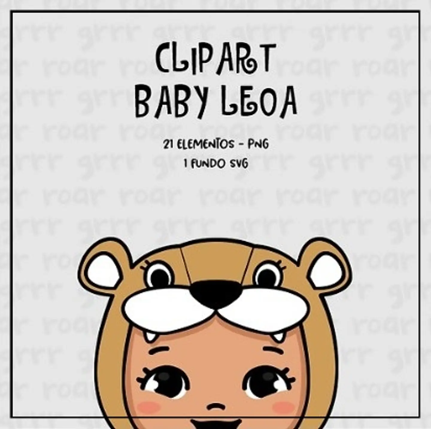 Kit Digital Cliparts Baby Leoa 15 1