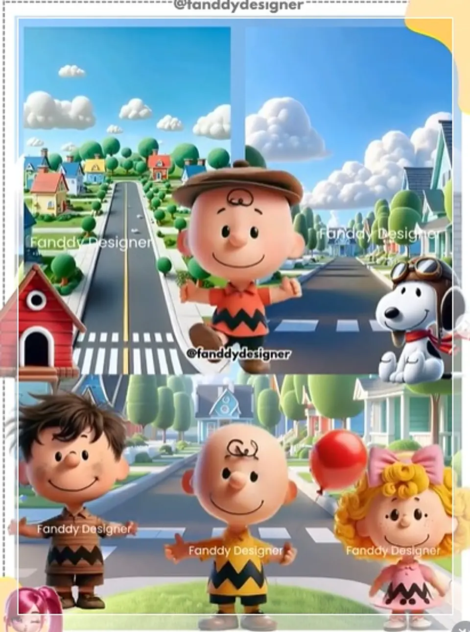 Kit Digital Animado Snoopy e Charlie Brown 26 1