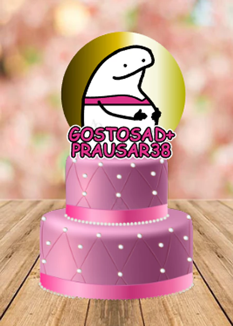 Arquivo de Corte Topo de Bolo Flork Frases Femininas Mulheres 5