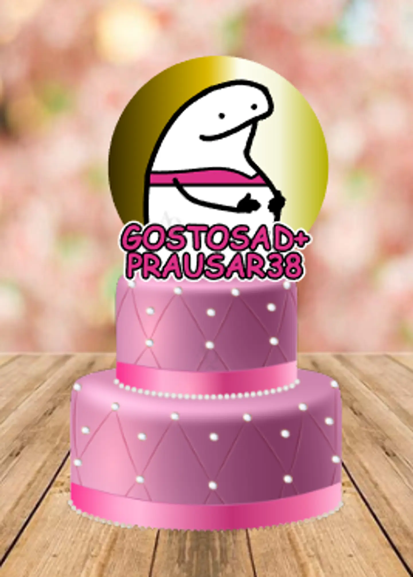 Arquivo de Corte Topo de Bolo Flork Frases Femininas Mulheres 5 1