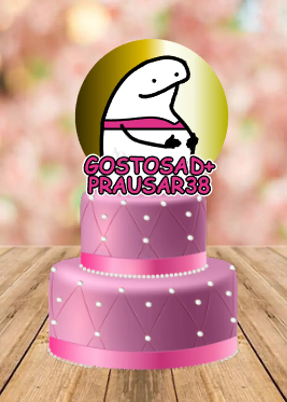 Arquivo de Corte Topo de Bolo Flork Frases Femininas Mulheres 5 1