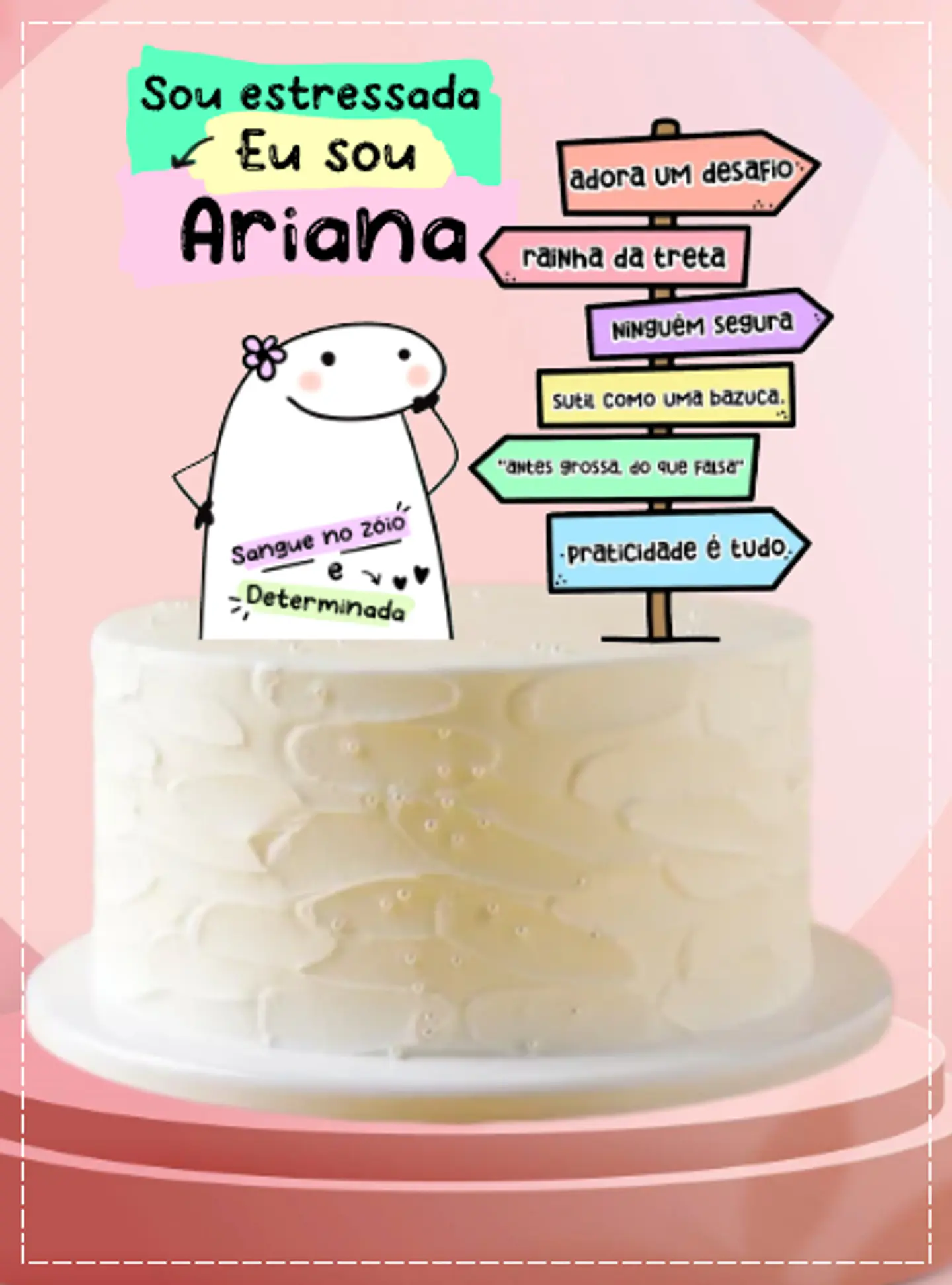 Arquivo de Corte Topo de Bolo Flork Signos Aries 1 1