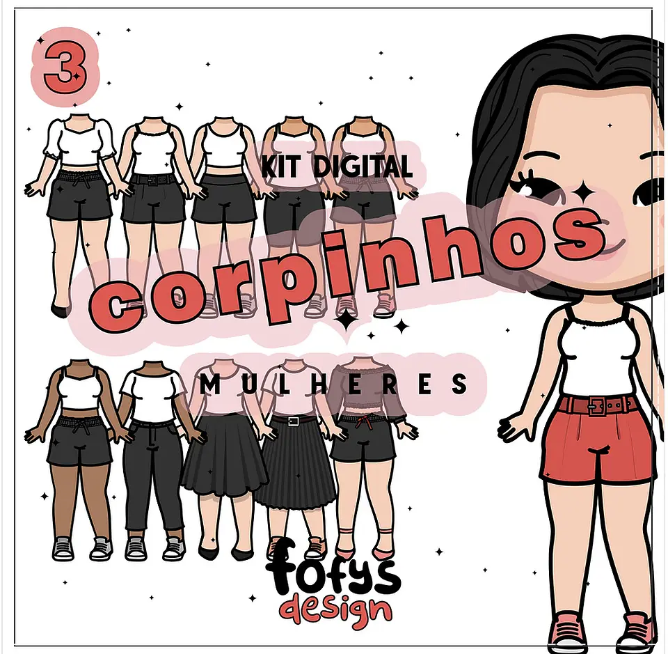 Kit Digital Corpinhos Mulheres 22 1