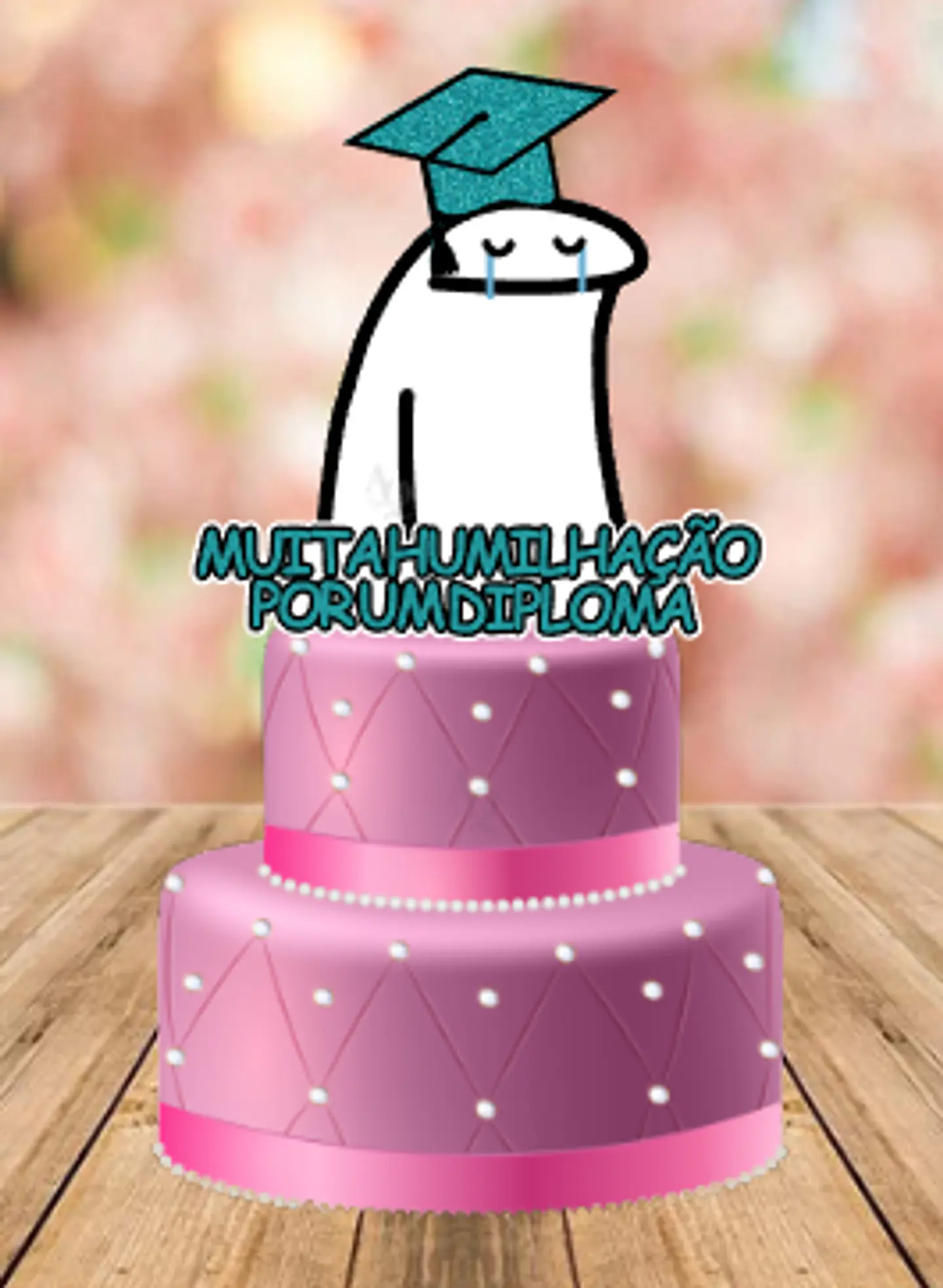 Arquivo de Corte Topo de Bolo Flork Formatura 1 1