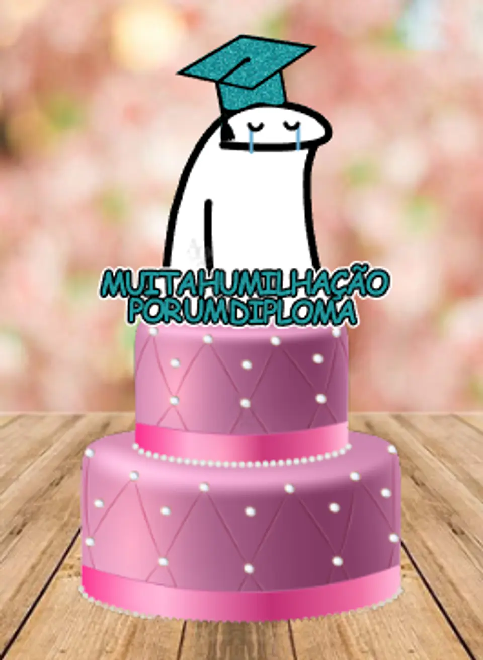 Arquivo de Corte Topo de Bolo Flork Formatura 1 1