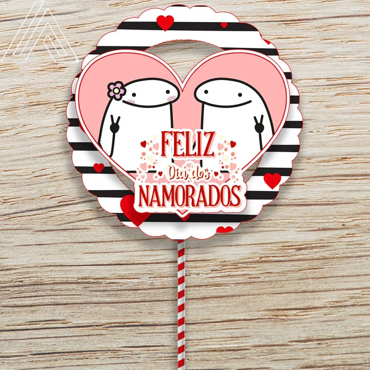 Arquivo de Corte Topo de Bolo Flork Casal Amor Eu Te Amo 8 1
