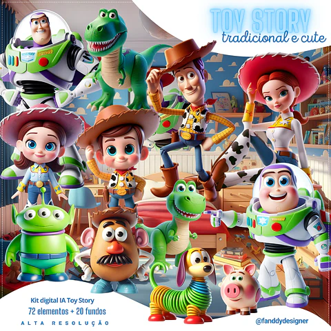 Kit Digital Toy Story 317
