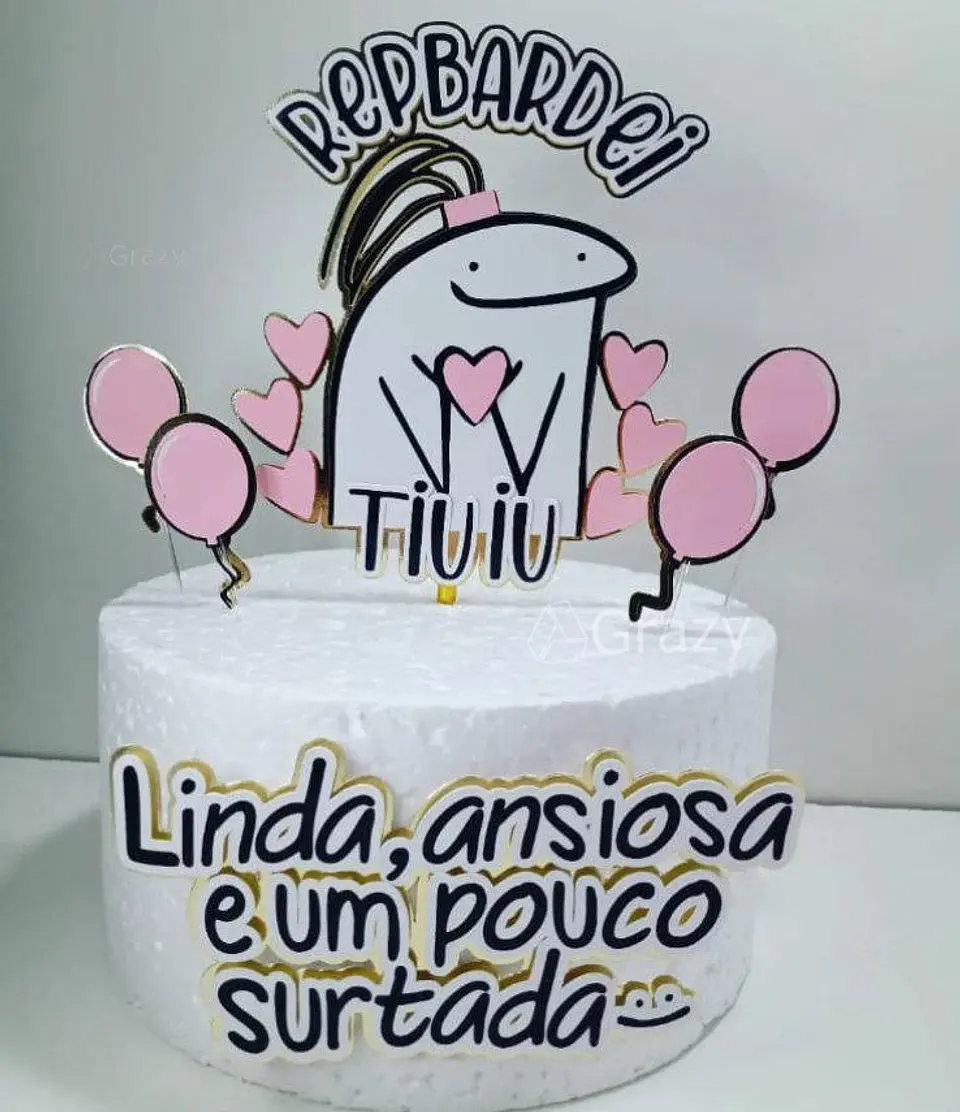 Arquivo de Corte Topo de Bolo Flork Frases Femininas Mulheres 1 1