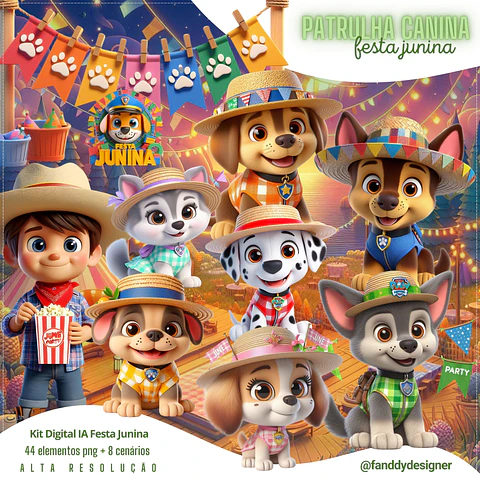 Kit Digital Patrulha Canina 260