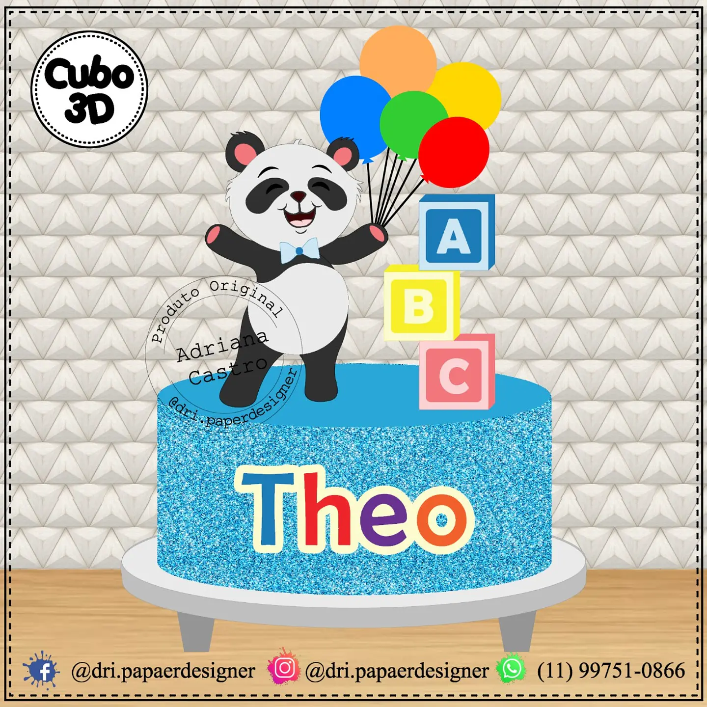 Arquivo de Corte Topo de Bolo Formatura Menino ABC - Mesversário 16 1