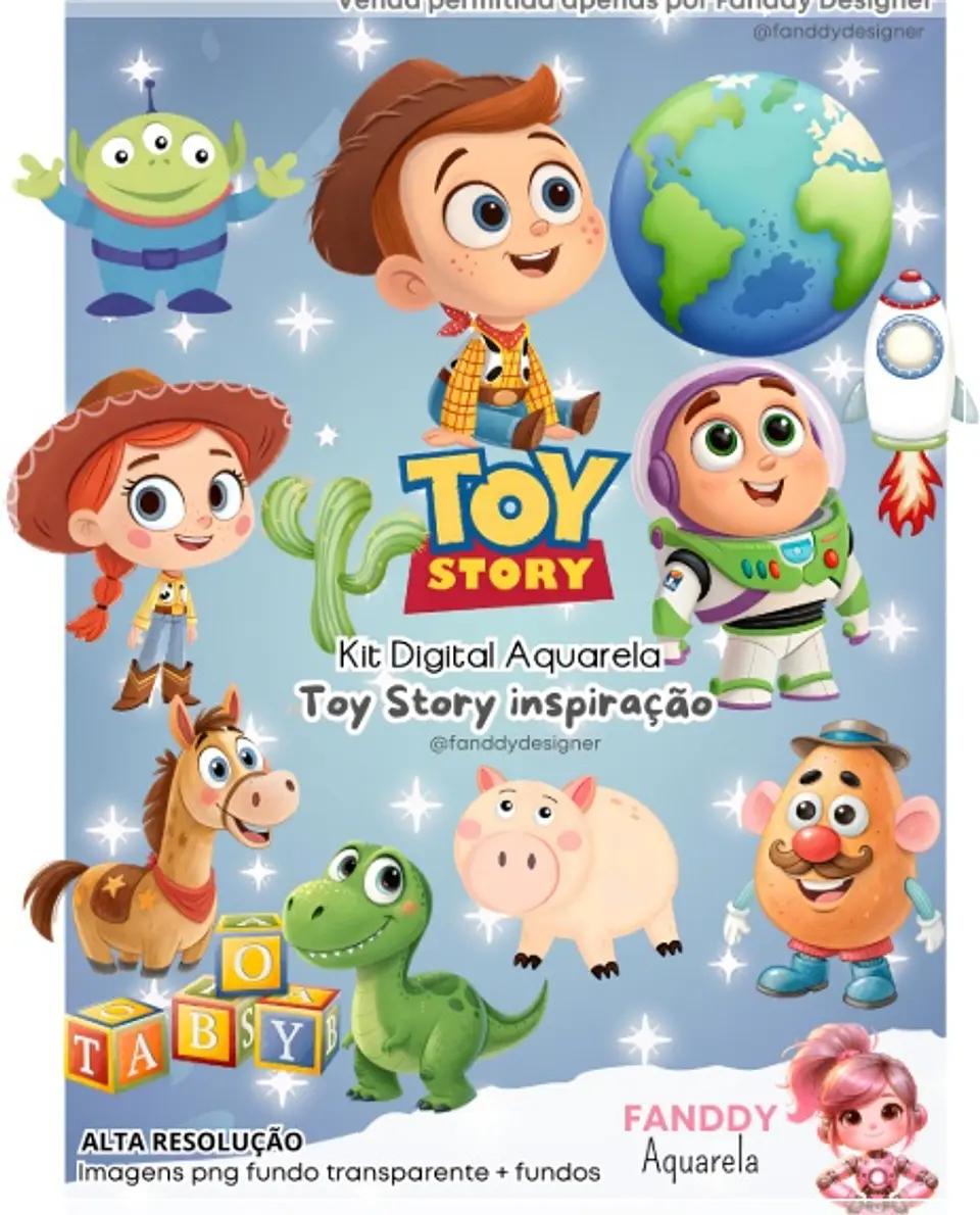 Kit Digital Toy Story Aquarela 320 1