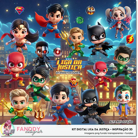 Kit Digital Liga da Justiça 184