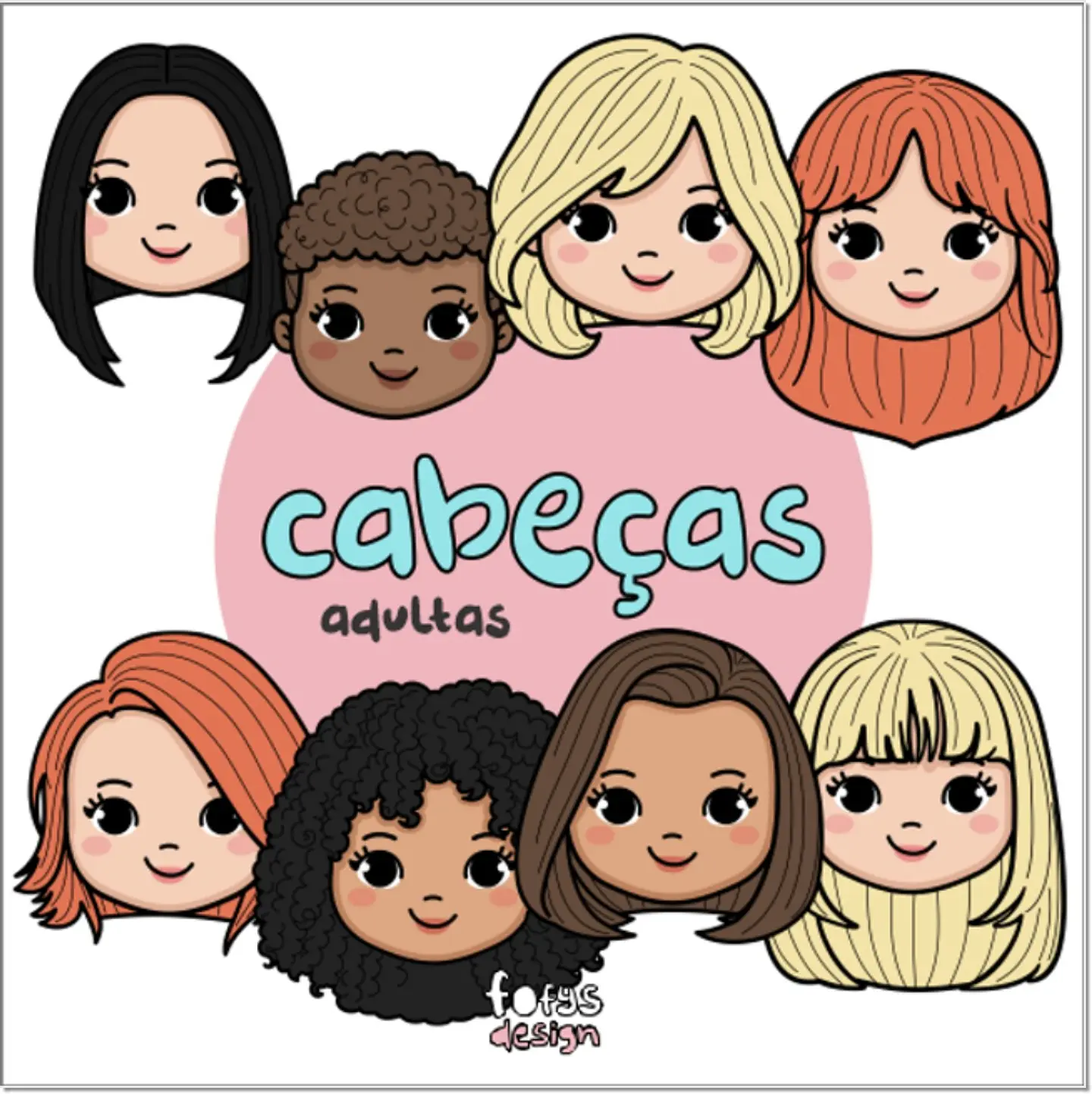 Kit Digital Cabeças Adultas 4 1