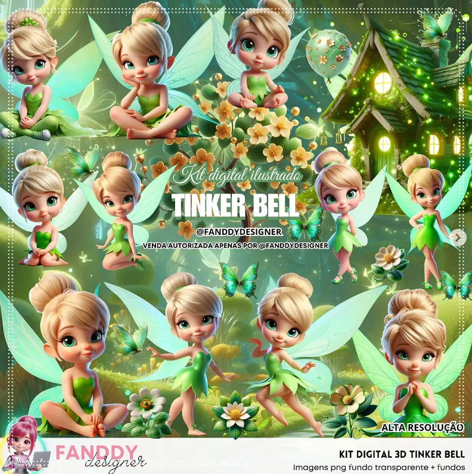 Kit Digital Tinker Bell 3d 314 1