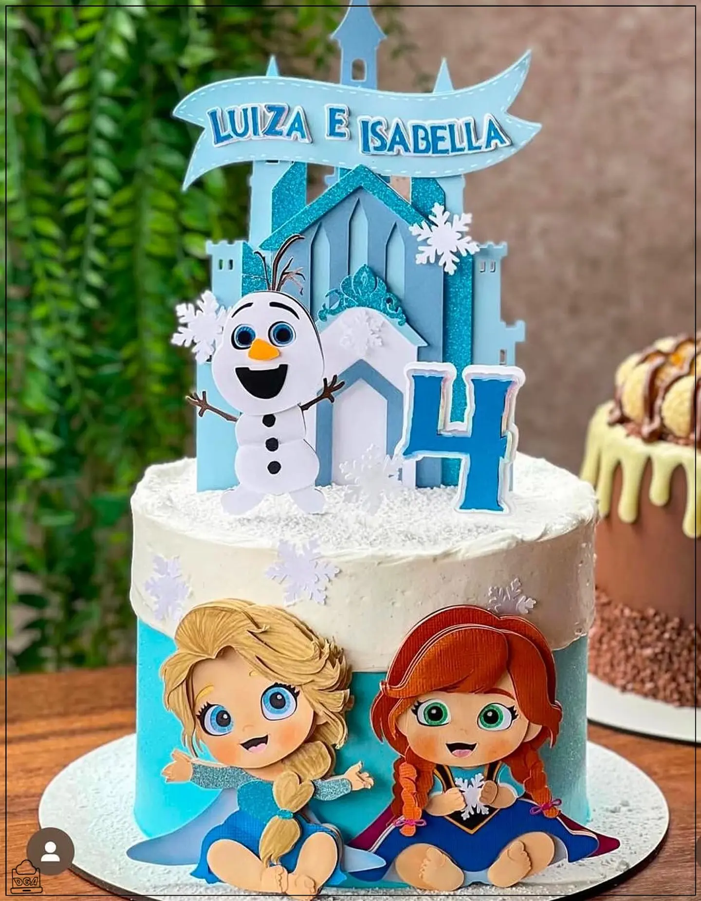 Arquivo de Corte Topo de Bolo Frozen 53 1